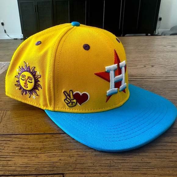 Rare Houston Astros Pro Standard Snapback Hat Retro Good Vibes MLB - Picture 1 of 8